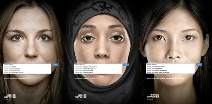 סדרת מודעות של האו"ם להעלאת המודעות לסקסיזם נגד נשים. Credit: Memac Ogilvy & Mather Dubai
